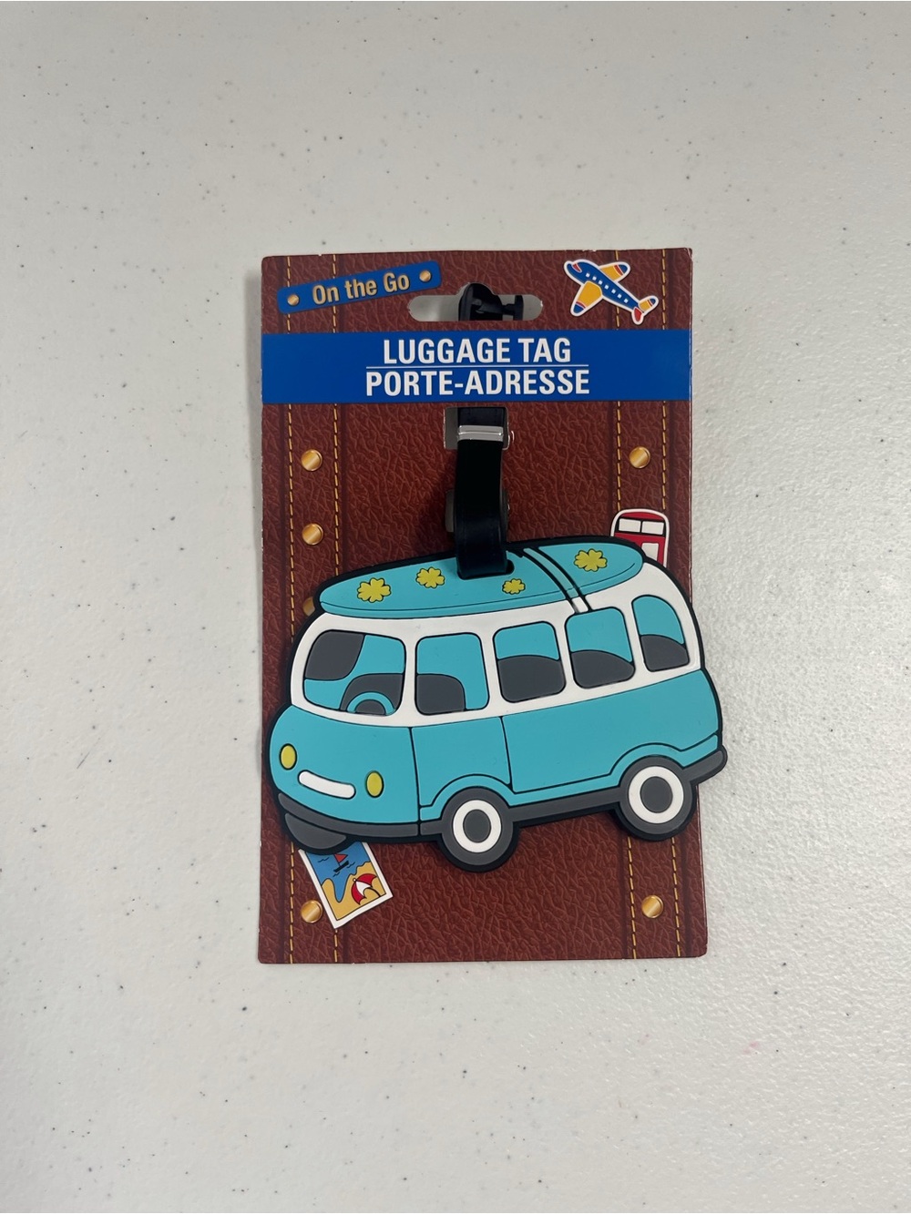 Blue Van Kids Luggage Tag -B